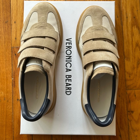 NEW Veronica Beard Reagan Velcro Sneakers. - Picture 2 of 5